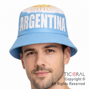 SOMBRERO PILUSO ARGENTINA PREMIUM CON SOL x 1